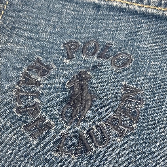 POLO RALPH LAUREN EMBROIDERED POCKET FADE JEAN - Picture 9 of 12